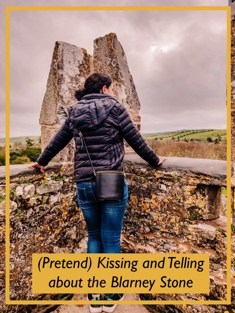 Photo redirecting readers to an article about kissing the Blarney stone on your self drive tour of Ireland